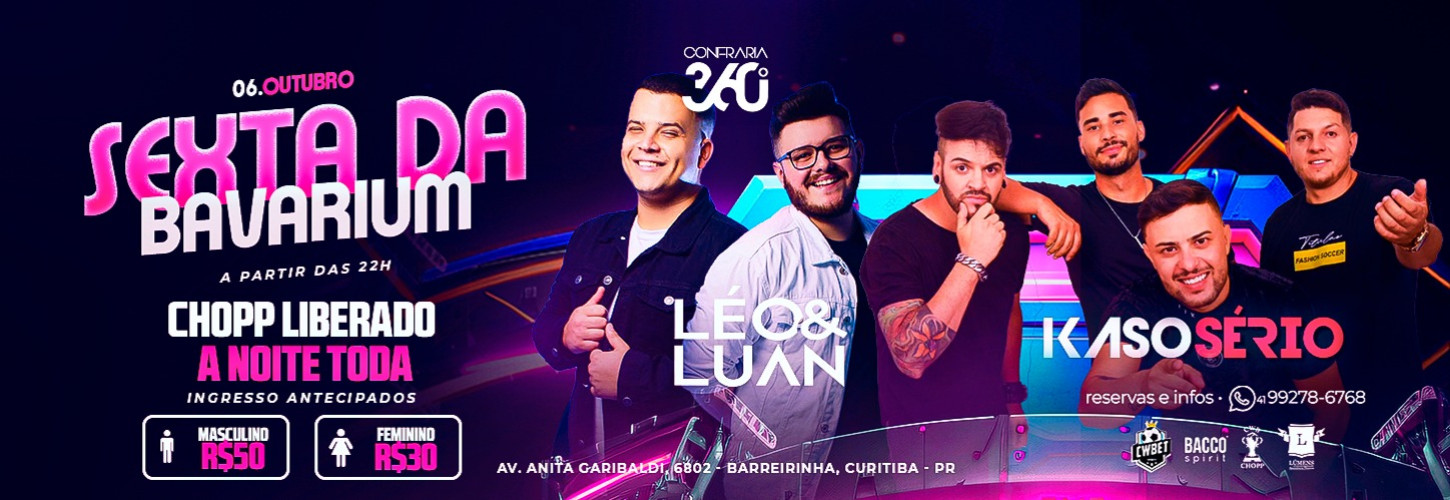 SEXTA DA BAVARIUM 06/10