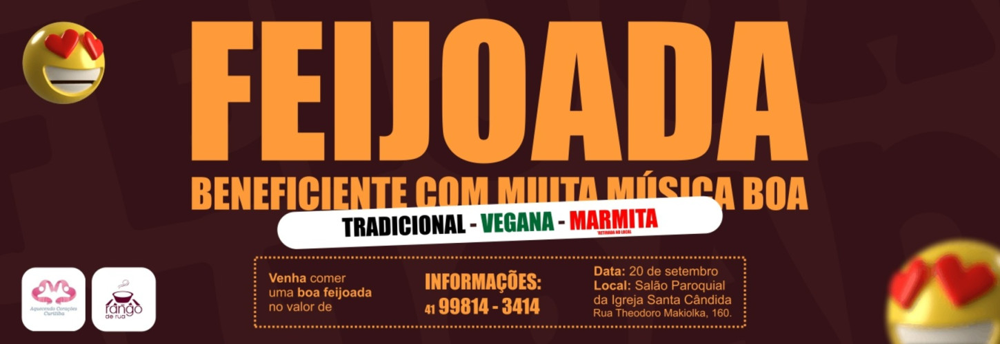 Feijoada Beneficiente Aquecendo Corações & Rango de Rua