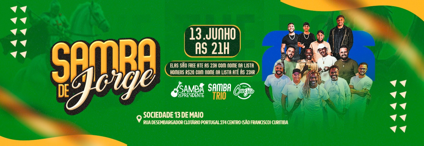 SAMBA DE JORGE 🎶🔥 - 2° EDIÇÃO