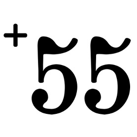 + 55