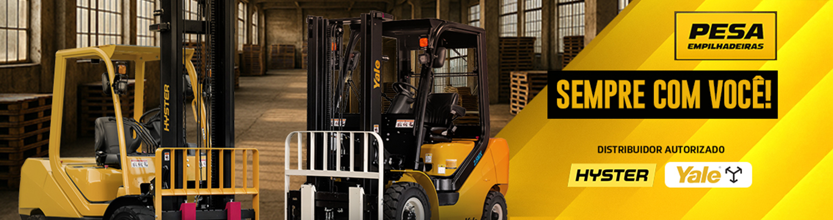 Empilhadeiras e equipamentos Hyster
